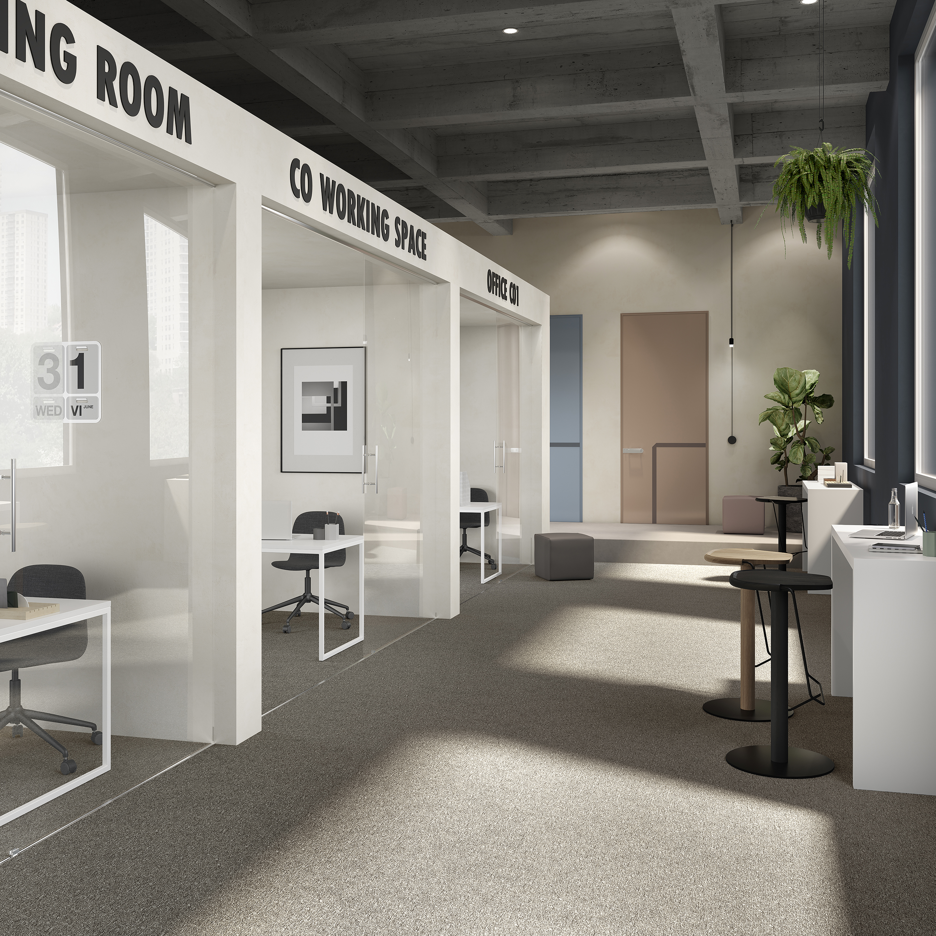 Ковровая плитка Medusa Tile 40 (500*500*5 мм) — купить в Севастополе