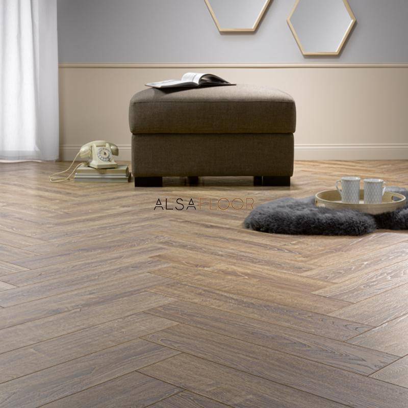 Ламинат "Alsafloor" Herringbone Дуб Балеарский (640*143*12 мм) — купить в Севастополе