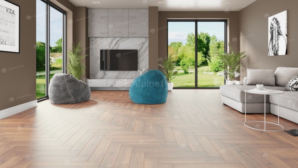 Виниловая плитка "Alpine Floor" Parquet LVT Дуб Royal (590*118*2,5 мм) — купить в Севастополе