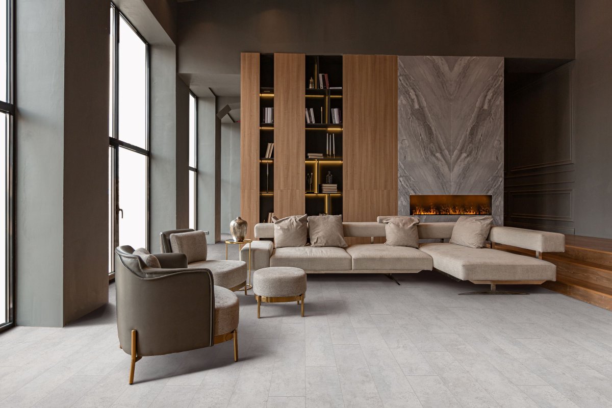 Ламинат  "Floorpan" Кристалл Грей (1380*193*8 мм) — купить в Севастополе