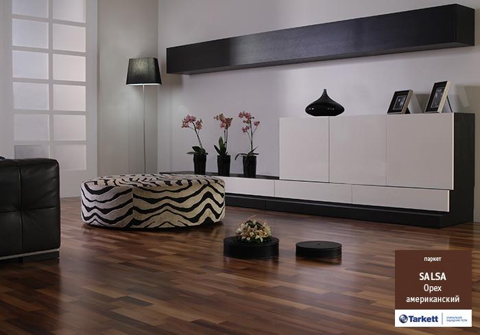 Паркетная доска "Tarkett" Salsa Орех американский (2283*194*14 мм) — купить в Севастополе