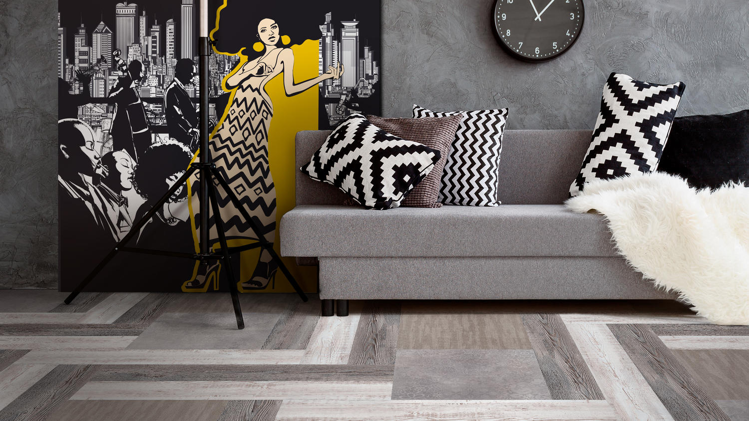 Виниловая плитка "Tarkett" Blues Edelweiss (457,2*457,2*3 мм) — купить в Севастополе