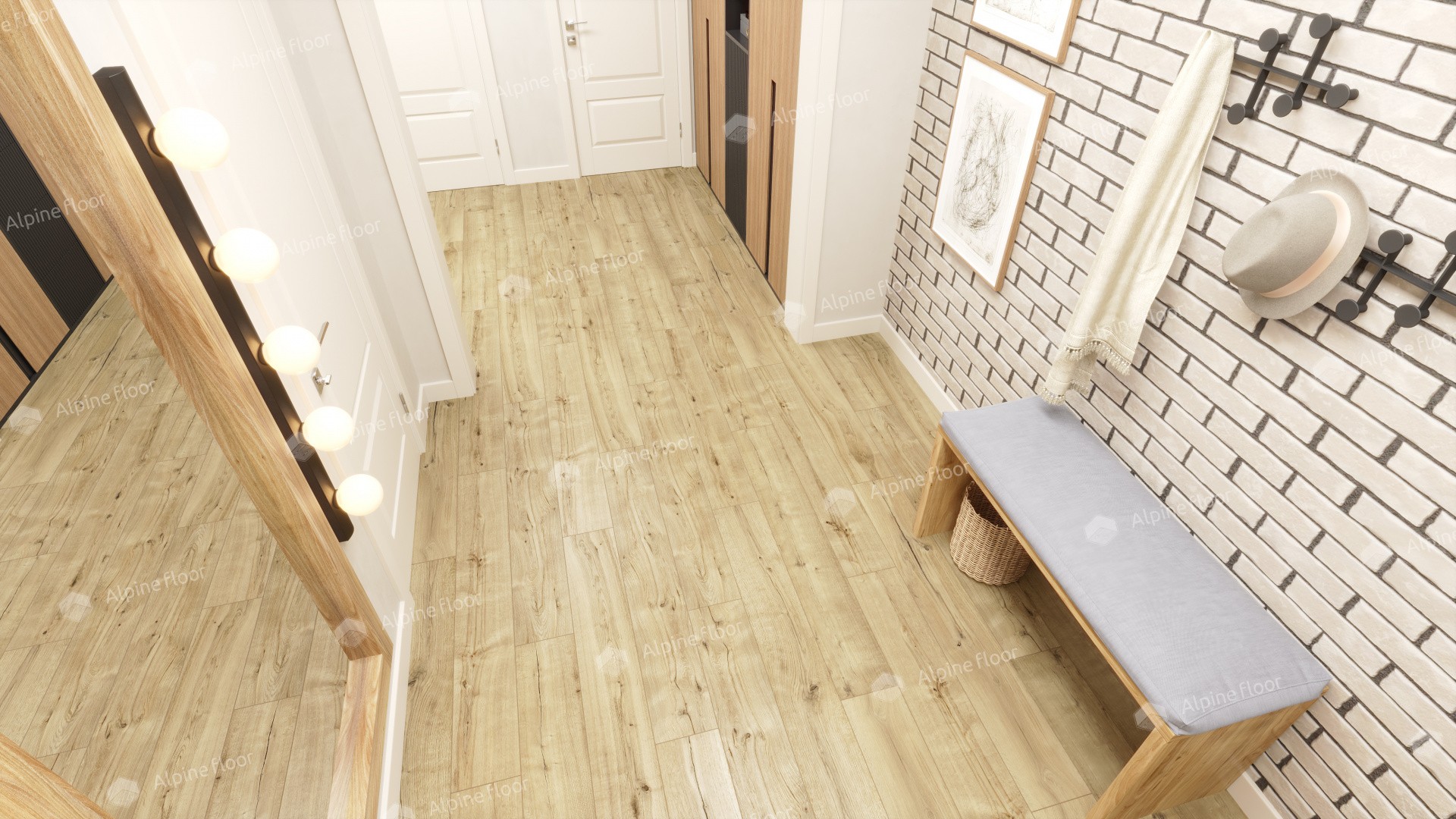 Ламинат "Alpine Floor" Дуб Эмпуриабрава (1285*192*8 мм) — купить в Севастополе