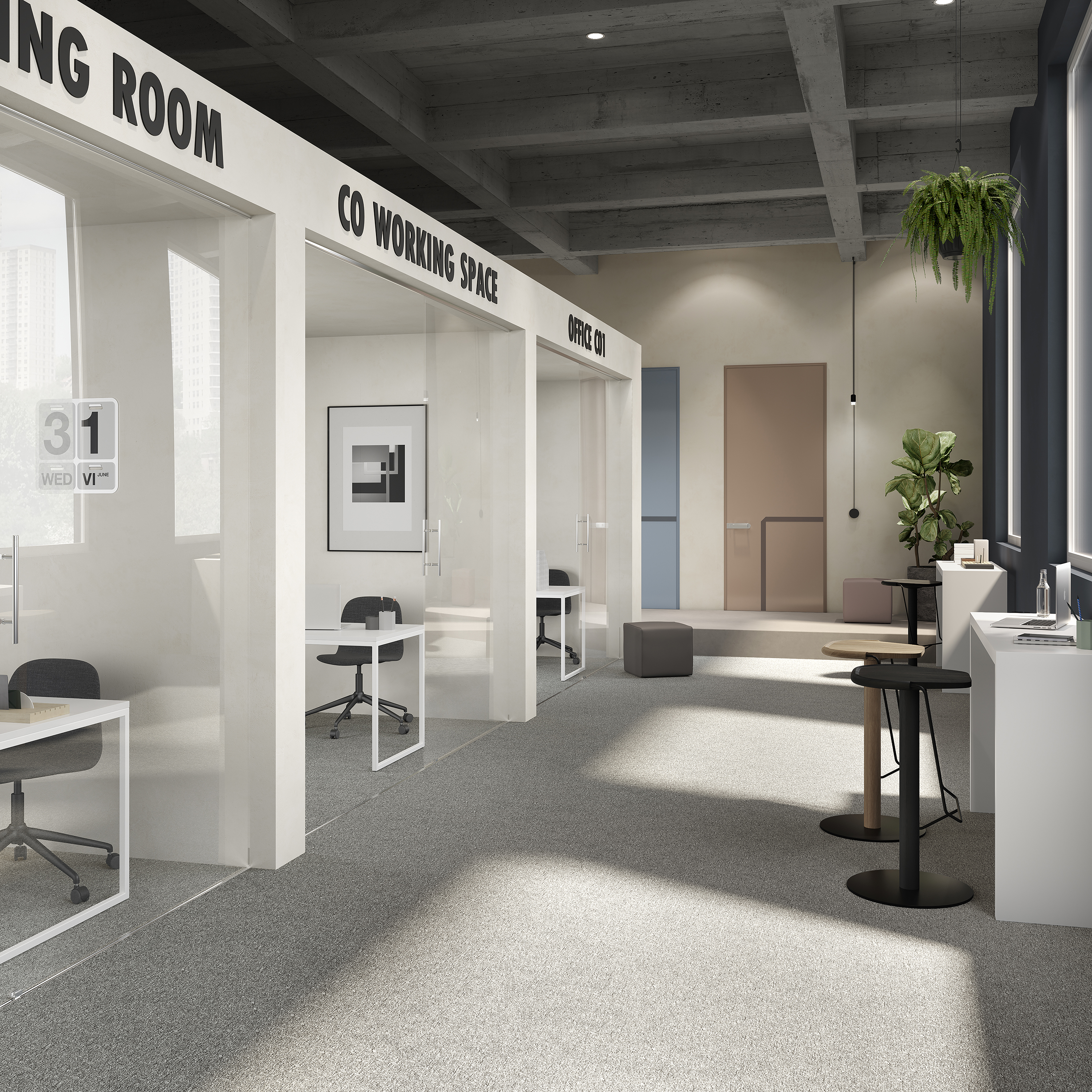 Ковровая плитка Medusa Tile 94 (500*500*5 мм) — купить в Севастополе