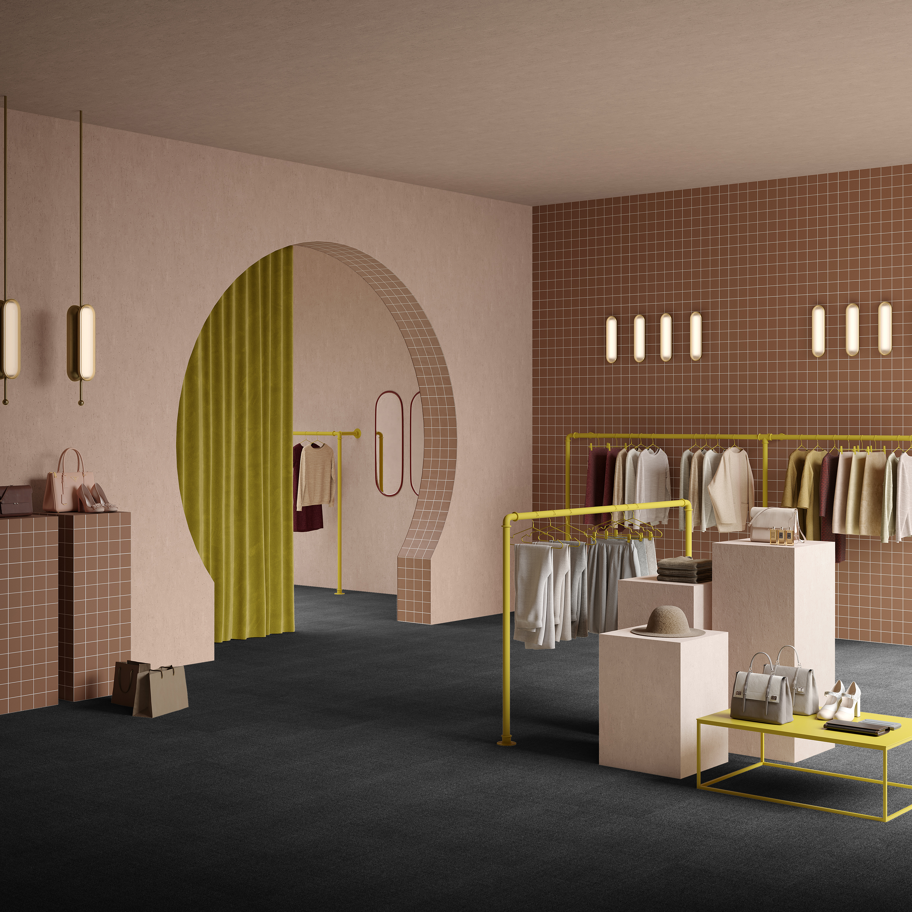 Ковровая плитка Mantra Tile 99 (500*500*6 мм) — купить в Севастополе