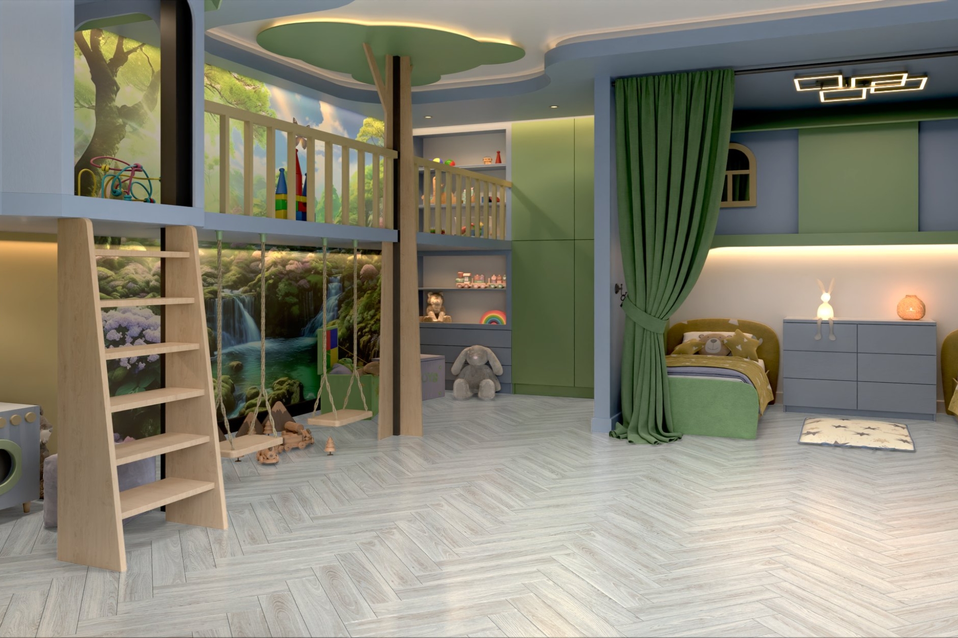 Инженерный паркет «Damy Floor» Ванильный (укладка елочкой) — купить в Севастополе