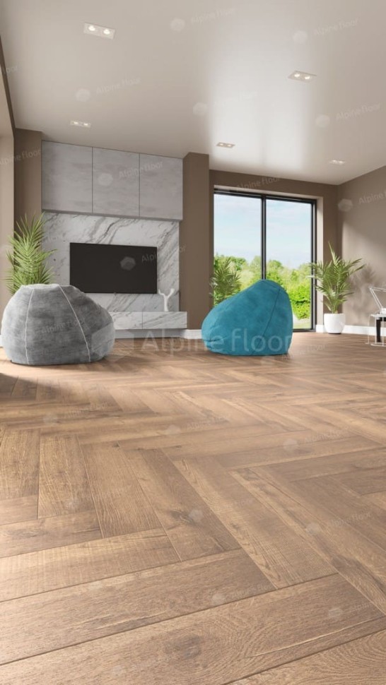 Виниловая плитка "Alpine Floor" Parquet LVT Дуб Royal (590*118*2,5 мм) — купить в Севастополе