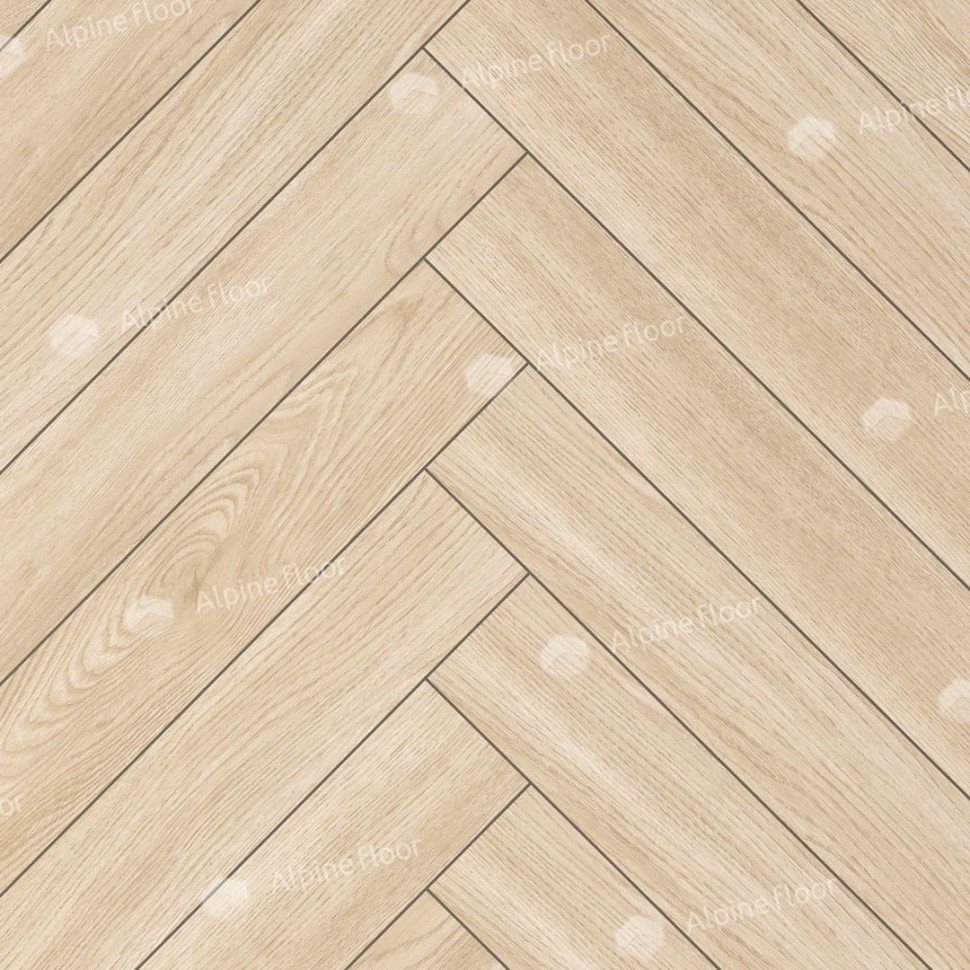 Ламинат "Alpine Floor" Herringbone 12 Дуб Эльба (600*100*12 мм) — купить в Севастополе
