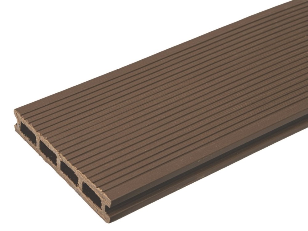 Террасная доска орех TalverWood 150*25мм, 3 D+вельвет брашинг — купить в Севастополе