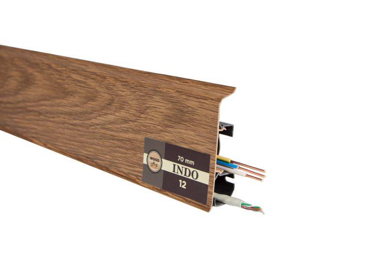 Плинтус "Arbiton" Indo Дуб Темный (2500*26*70 мм) — купить в Севастополе