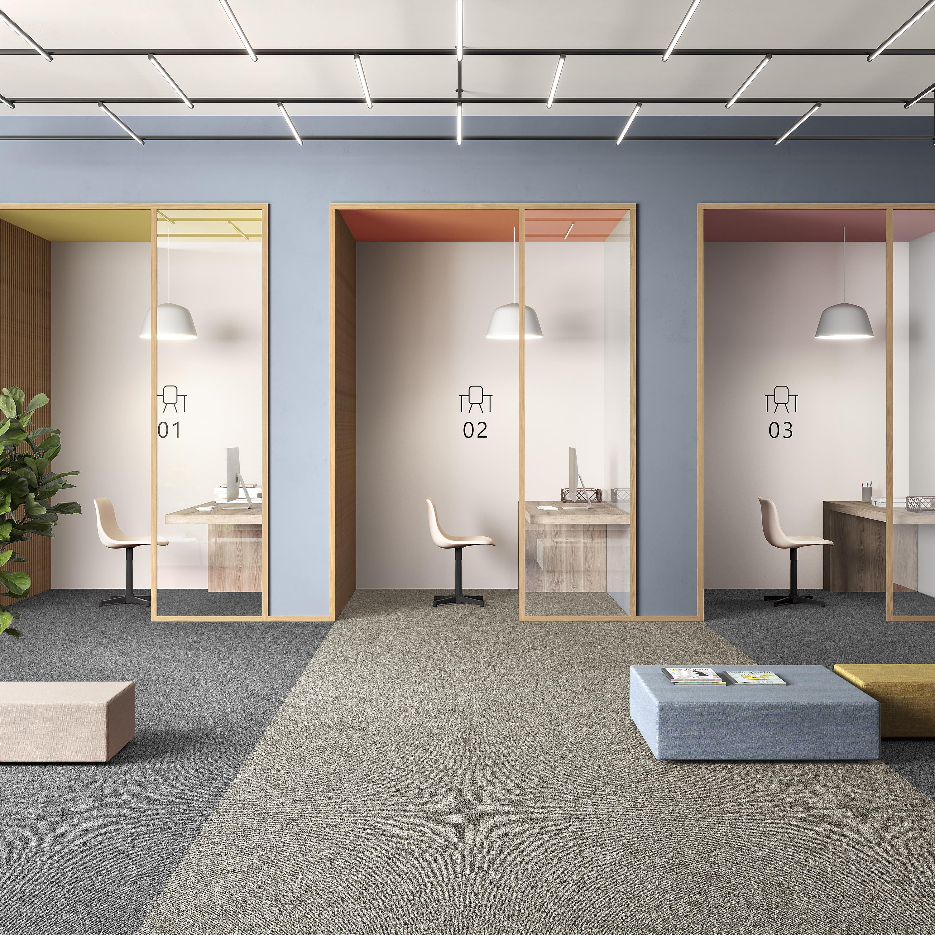 Ковровая плитка Medusa Tile 33 (500*500*5 мм) — купить в Севастополе