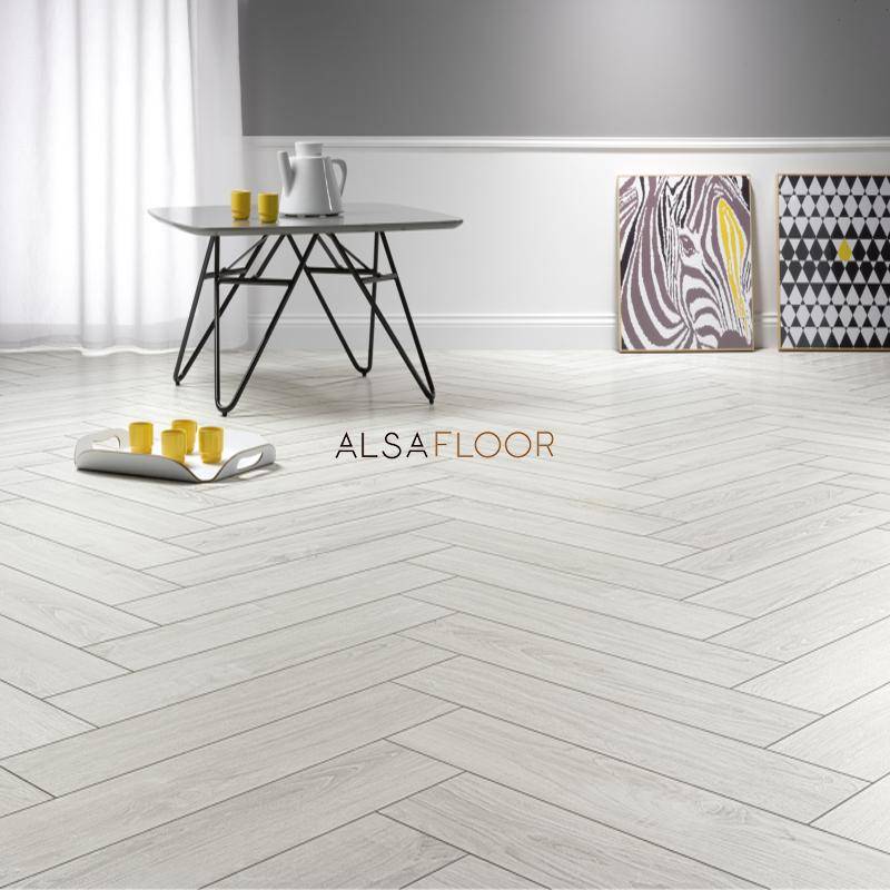 Ламинат "Alsafloor" Herringbone Дуб Полярный (640*143*12 мм) — купить в Севастополе