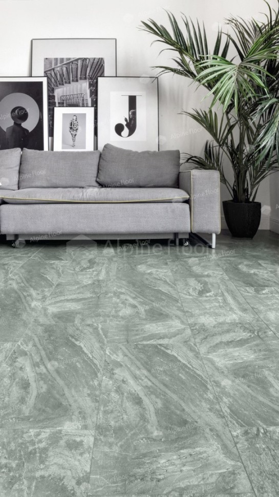 Виниловая плитка "Alpine Floor" Light Stone Хэмпшир (608*303*2,5 мм) — купить в Севастополе