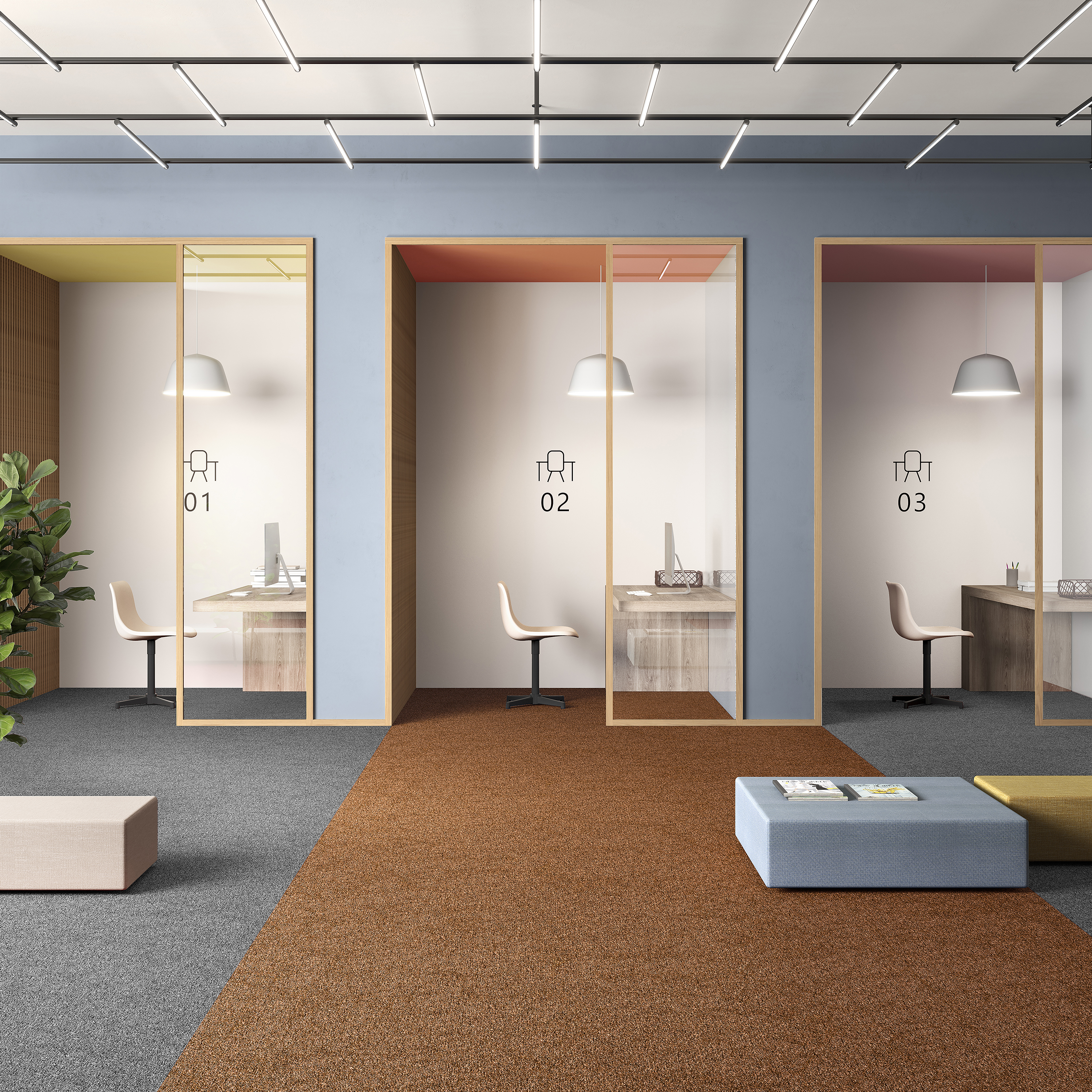 Ковровая плитка Medusa Tile 84 (500*500*5 мм) — купить в Севастополе