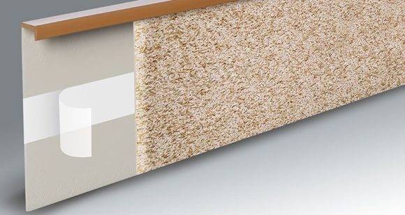 Плинтус для ковролина "Korner" Listwa зеленый (2500*13,8*50 мм) — купить в Севастополе