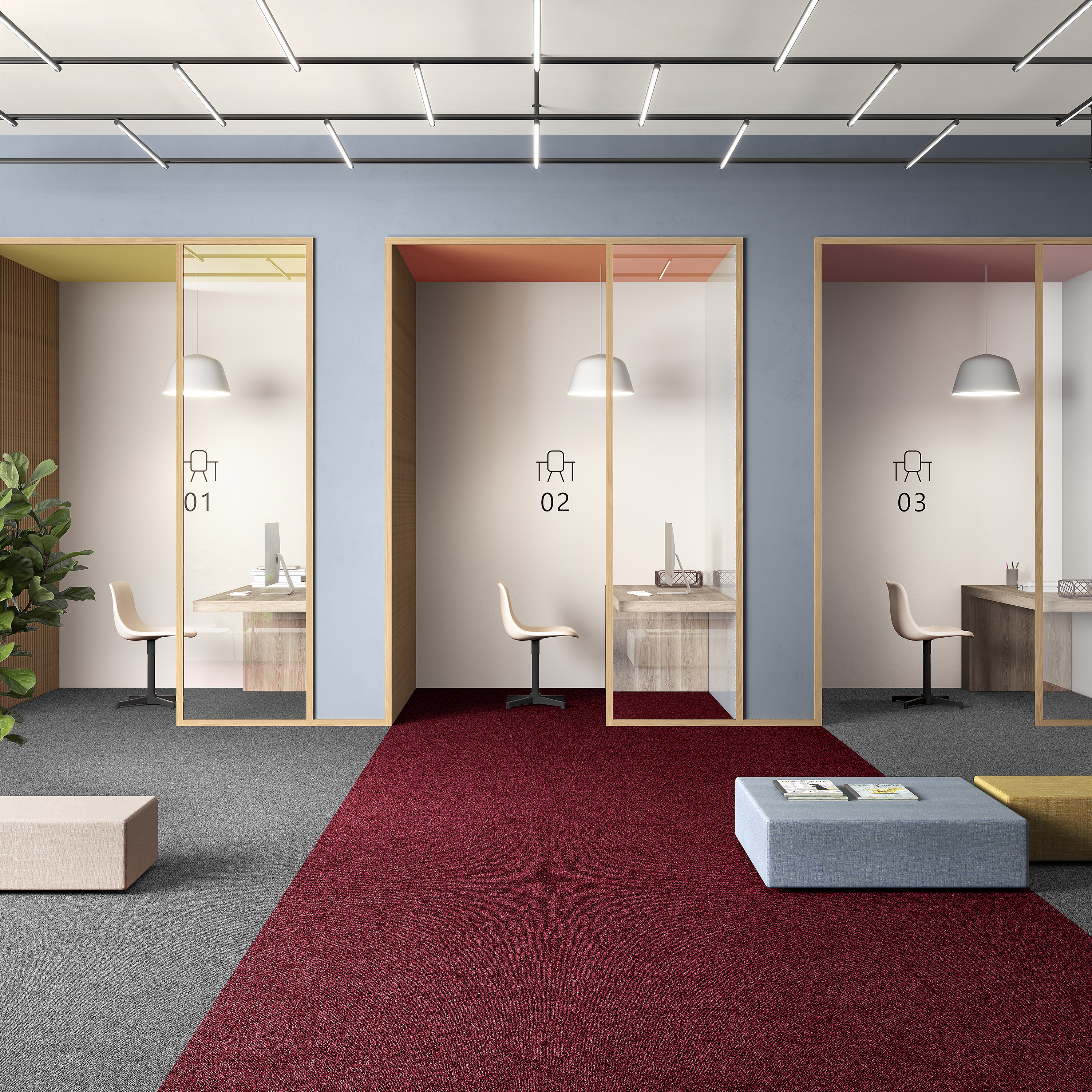 Ковровая плитка Medusa Tile 11 (500*500*5 мм) — купить в Севастополе