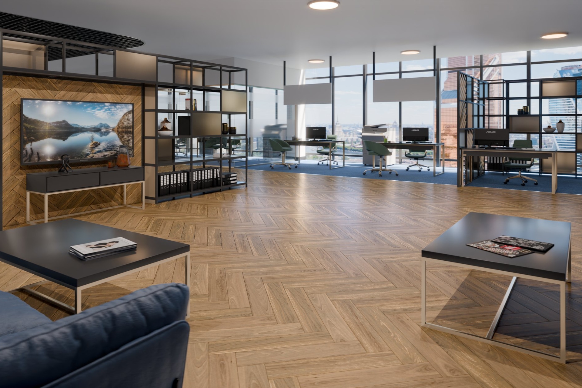 Инженерный паркет «Damy Floor» Натуральный (укладка елочкой) — купить в Севастополе