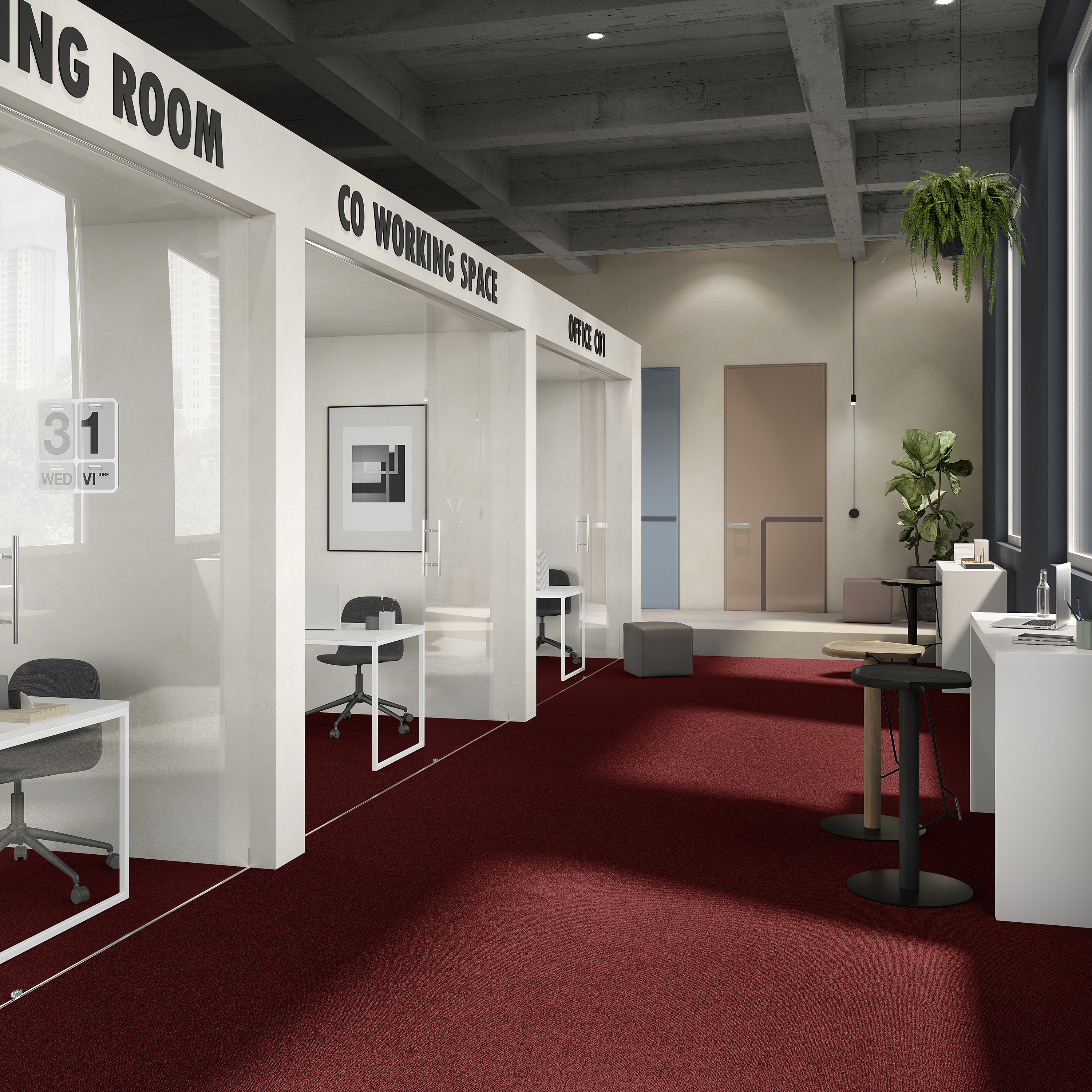 Ковровая плитка Medusa Tile 11 (500*500*5 мм) — купить в Севастополе