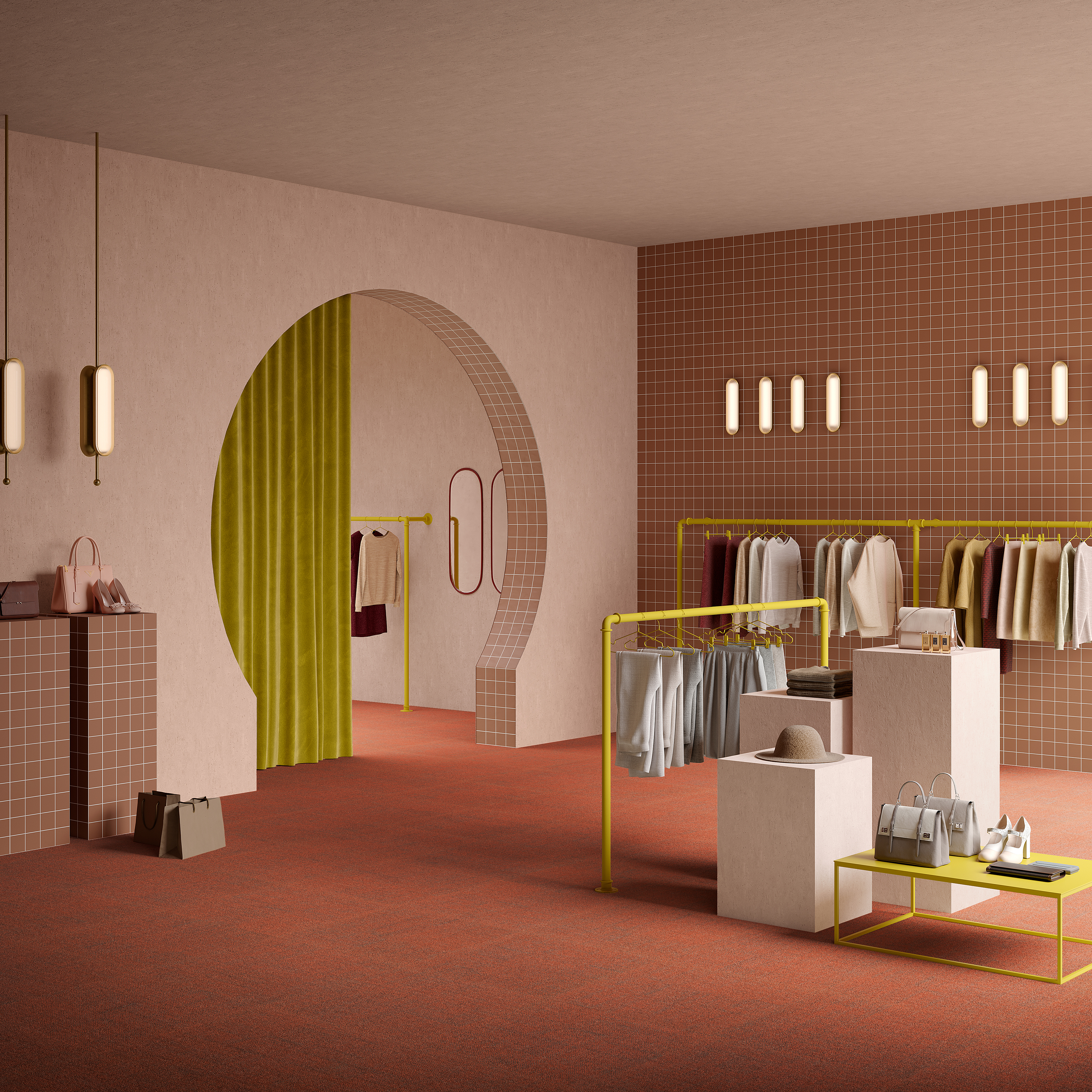 Ковровая плитка Mantra Tile 89 (500*500*6 мм) — купить в Севастополе