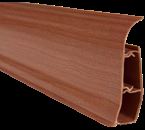 Плинтус "Идеал" пластиковый Элит Вишня темная (2500*22*67 мм) — купить в Севастополе