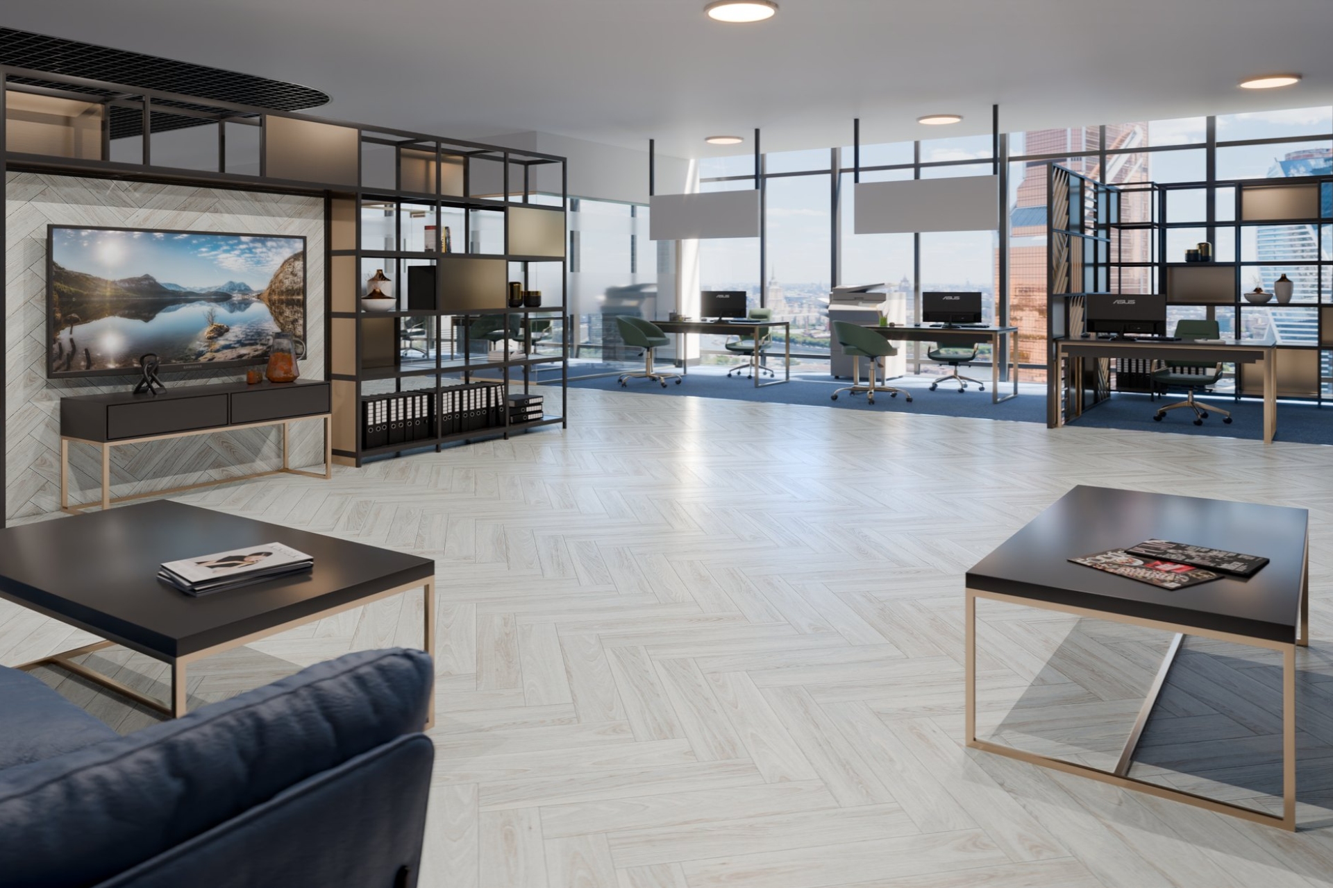 Инженерный паркет «Damy Floor» Ванильный (укладка елочкой) — купить в Севастополе