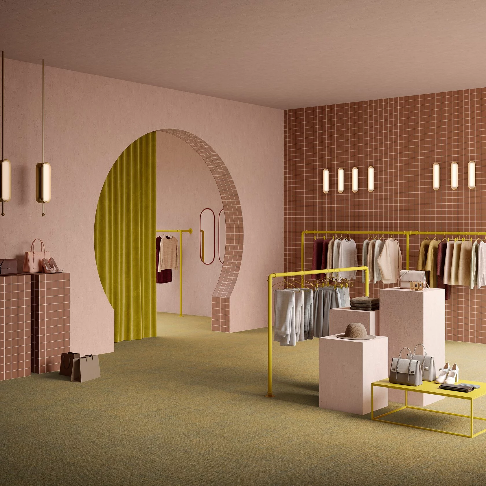 Ковровая плитка Mantra Tile 99 (500*500*6 мм) — купить в Севастополе