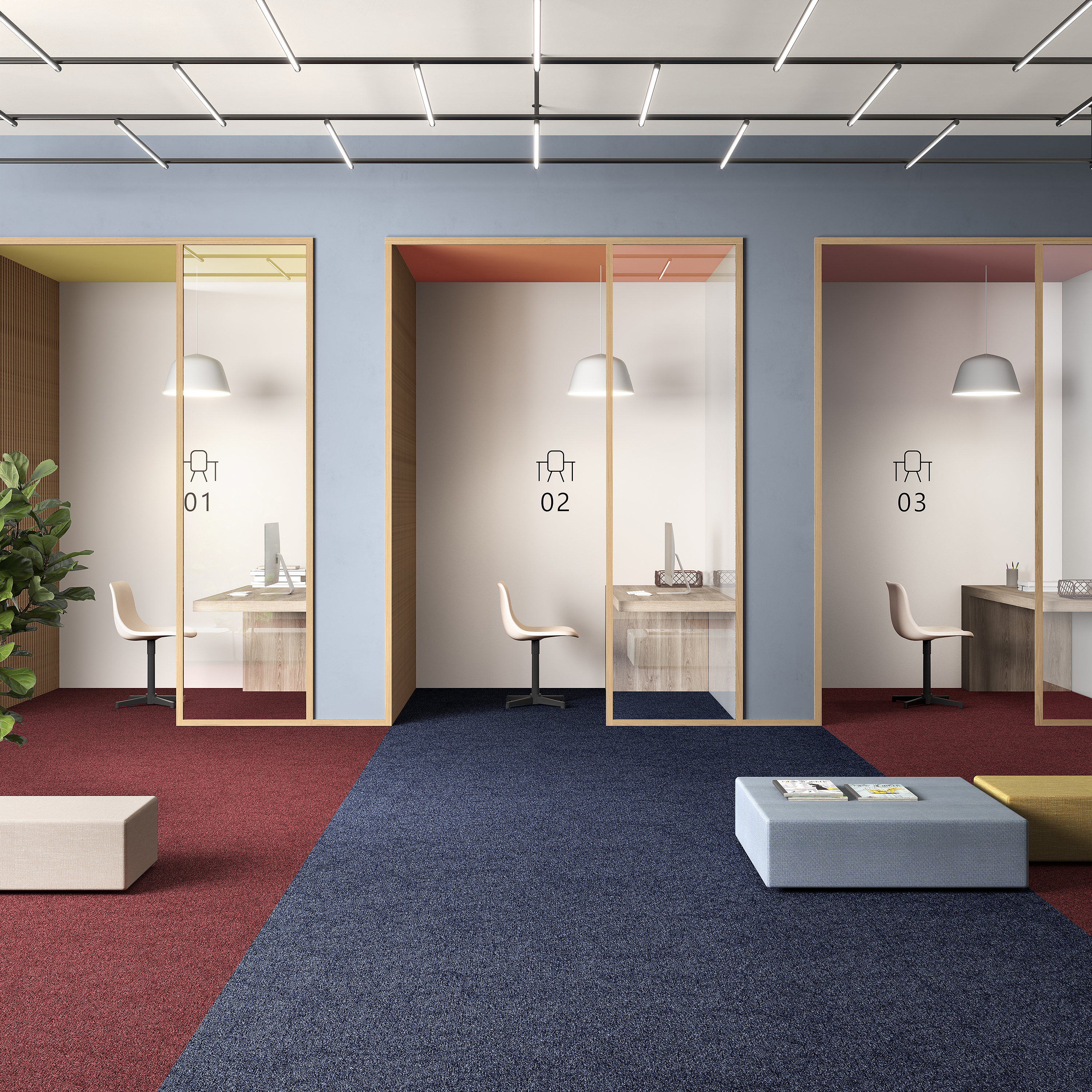 Ковровая плитка Medusa Tile 77 (500*500*5 мм) — купить в Севастополе