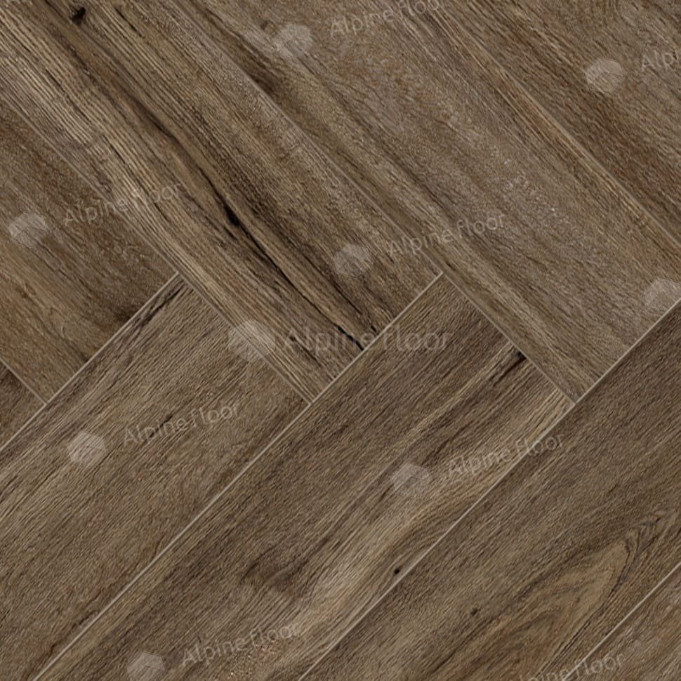 Ламинат "Alpine Floor" Herringbone Дуб Бордо (606*101*8 мм) — купить в Севастополе