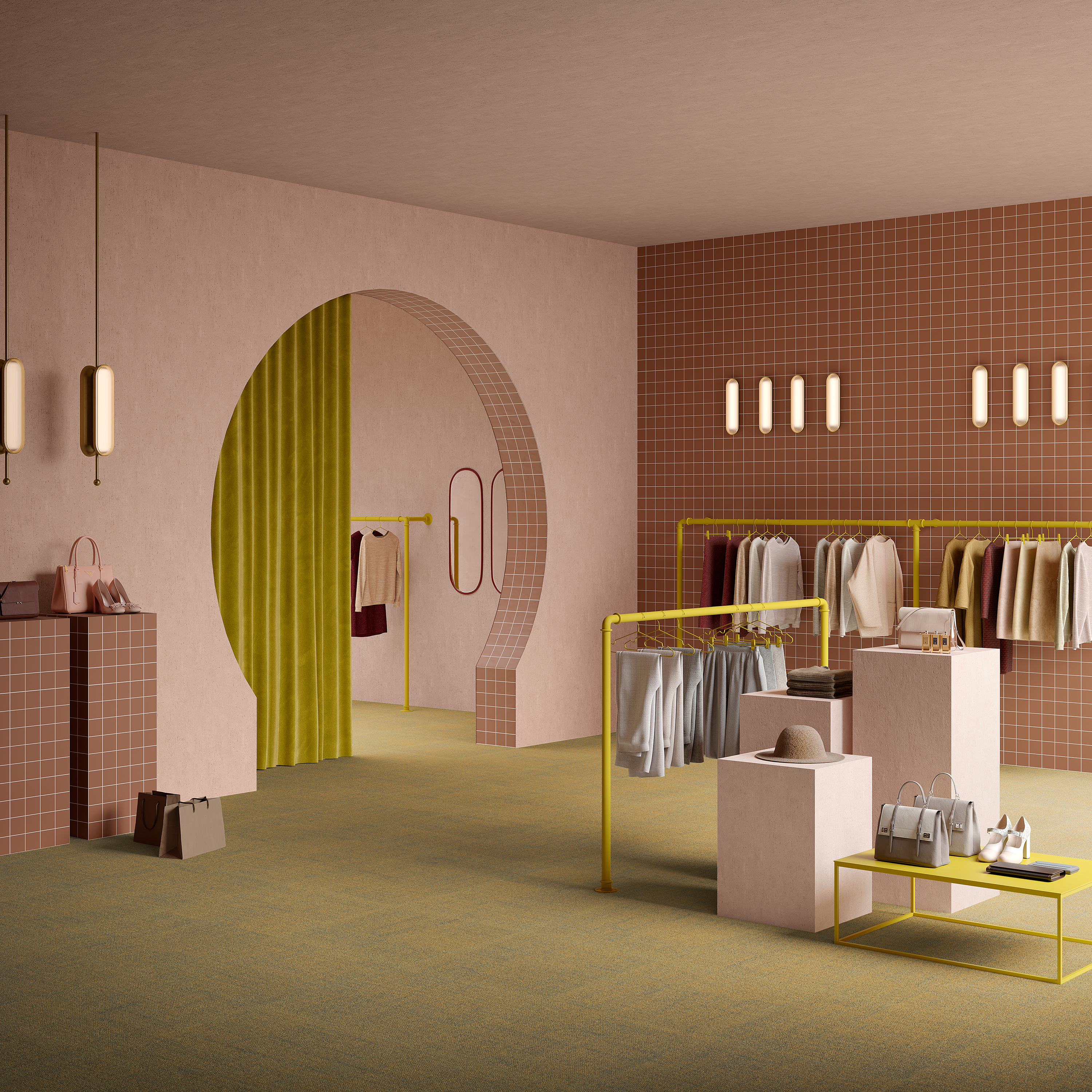 Ковровая плитка Mantra Tile 29 (500*500*6 мм) — купить в Севастополе