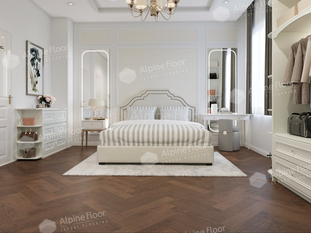 Инженерная доска "Alpine Floor" Дуб Браун (600*120*12 мм) — купить в Севастополе