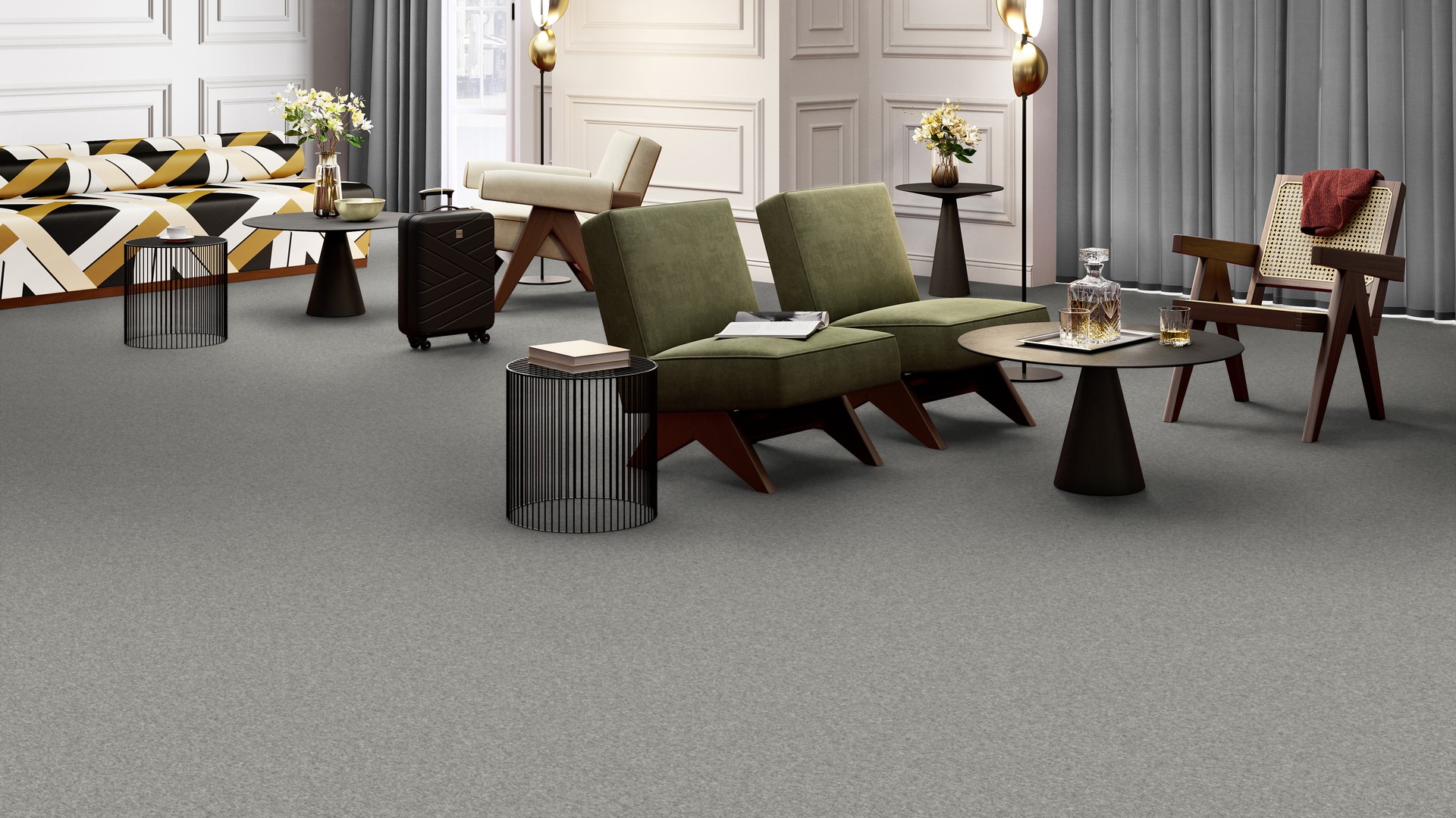 Ковровая плитка Medusa Tile 94 (500*500*5 мм) — купить в Севастополе