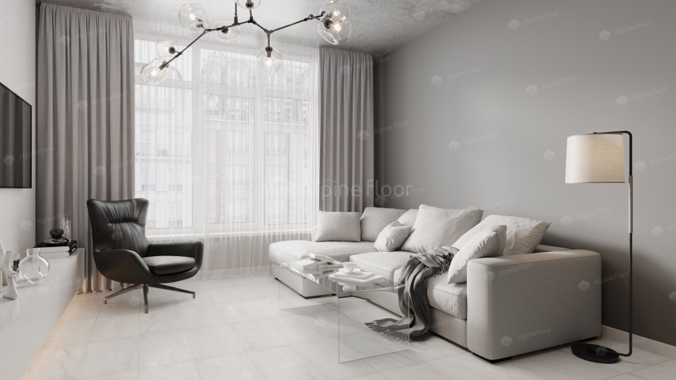 Виниловая плитка "Alpine Floor" Light Stone Брайс (608*303*2,5 мм) — купить в Севастополе