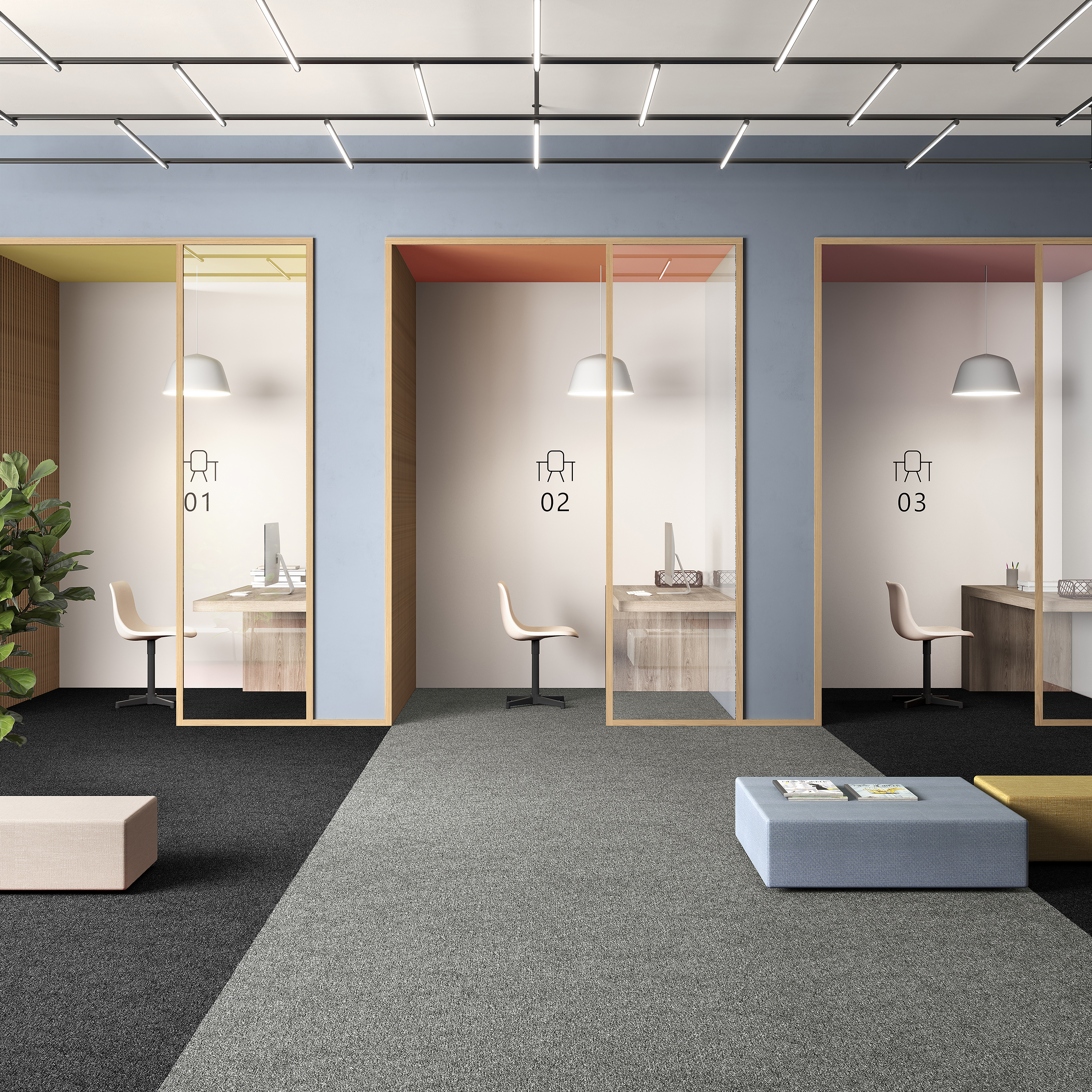 Ковровая плитка Medusa Tile 94 (500*500*5 мм) — купить в Севастополе