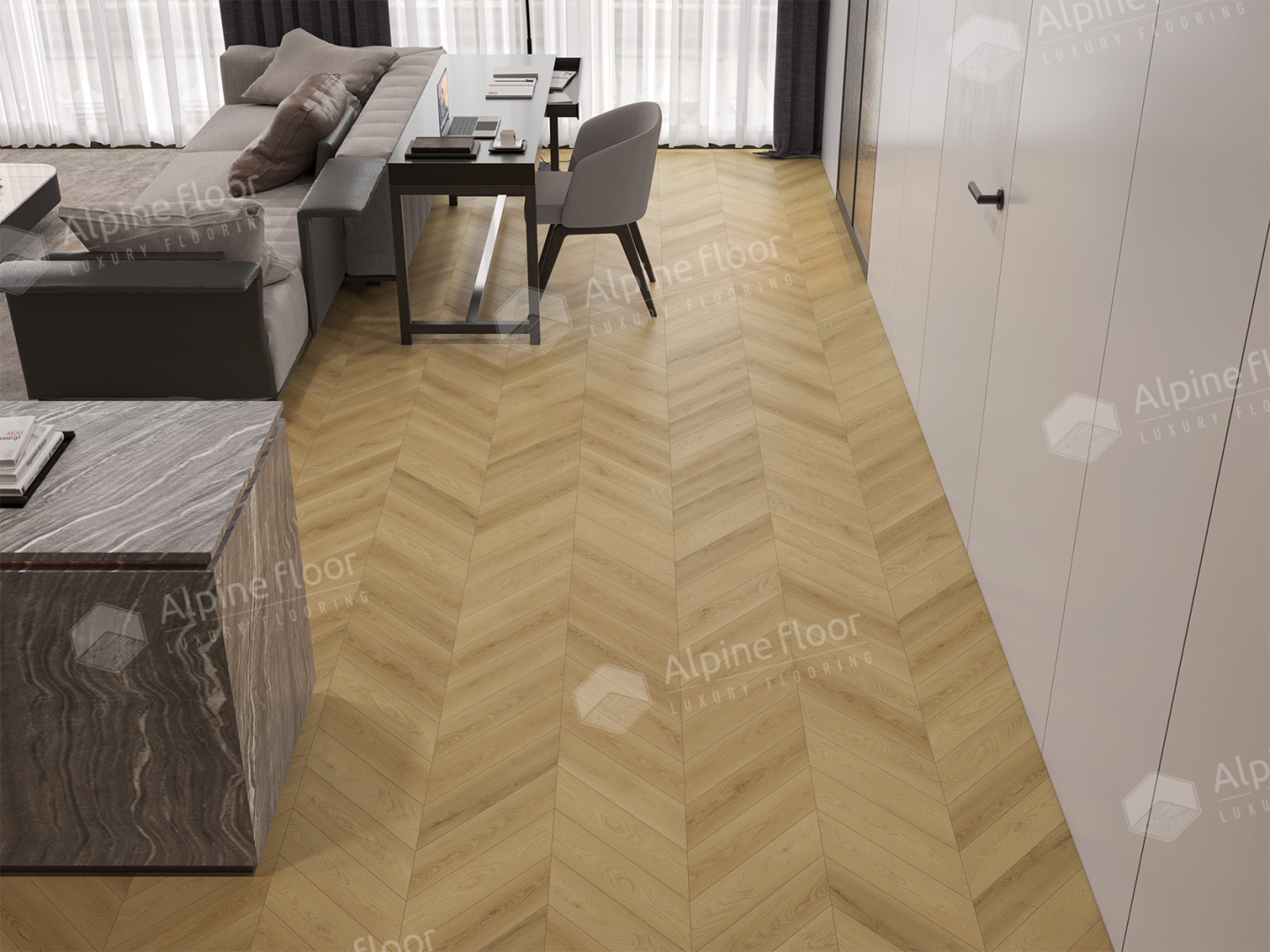 Ламинат "Alpine Floor" Дуб Пиренеи (550*112*12 мм) — купить в Севастополе