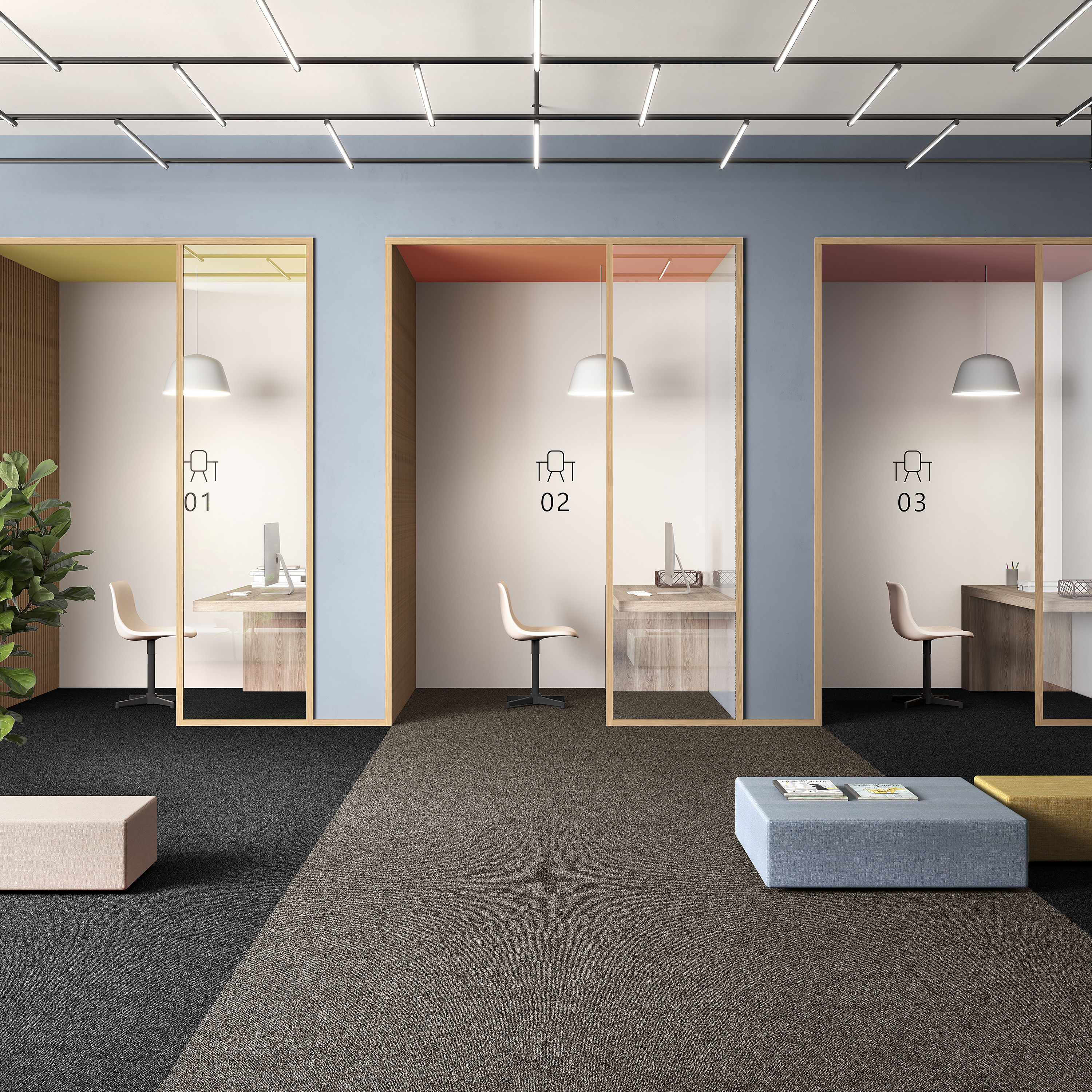 Ковровая плитка Medusa Tile 43 (500*500*5 мм) — купить в Севастополе