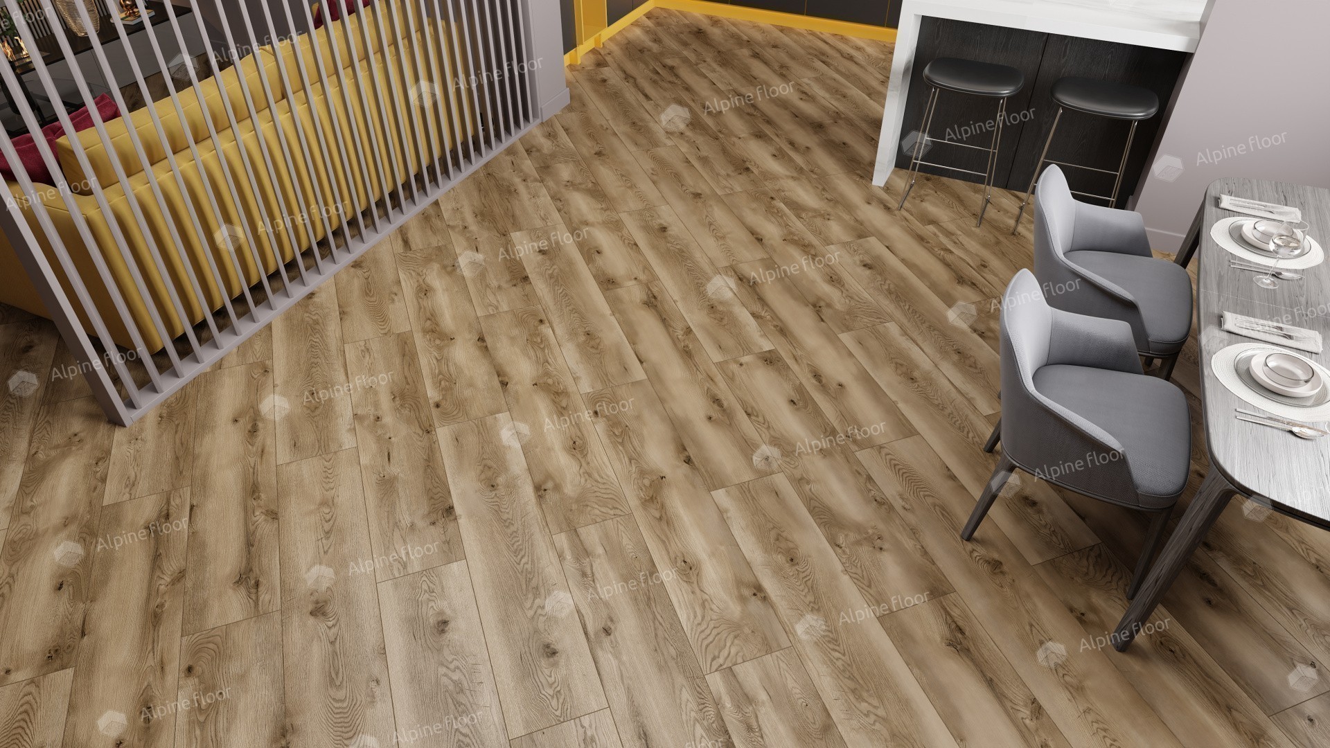 Ламинат "Alpine Floor" Дуб Комо (1285*280*8 мм) — купить в Севастополе