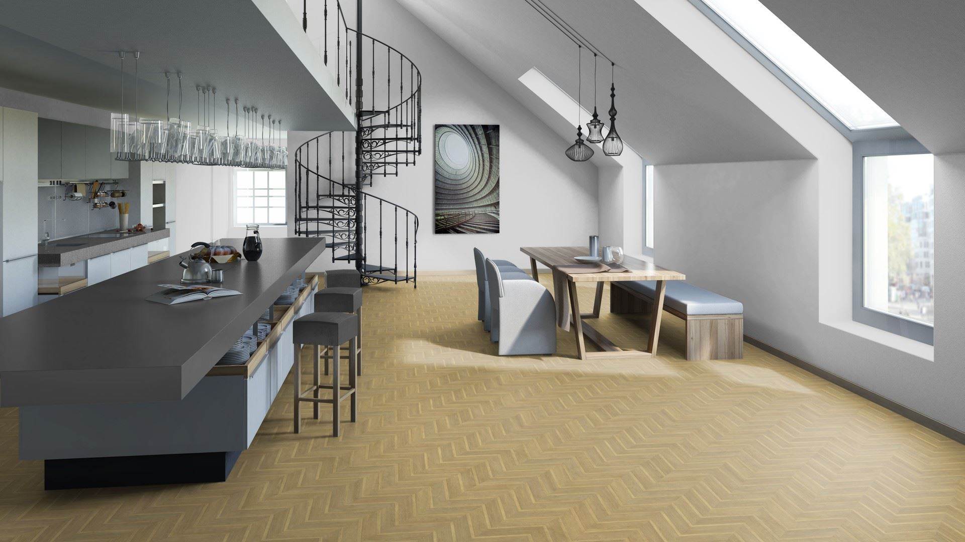 Линолеум полукоммерческий "Tarkett" Idylle Nova Cascad 2 (4м) — купить в Севастополе