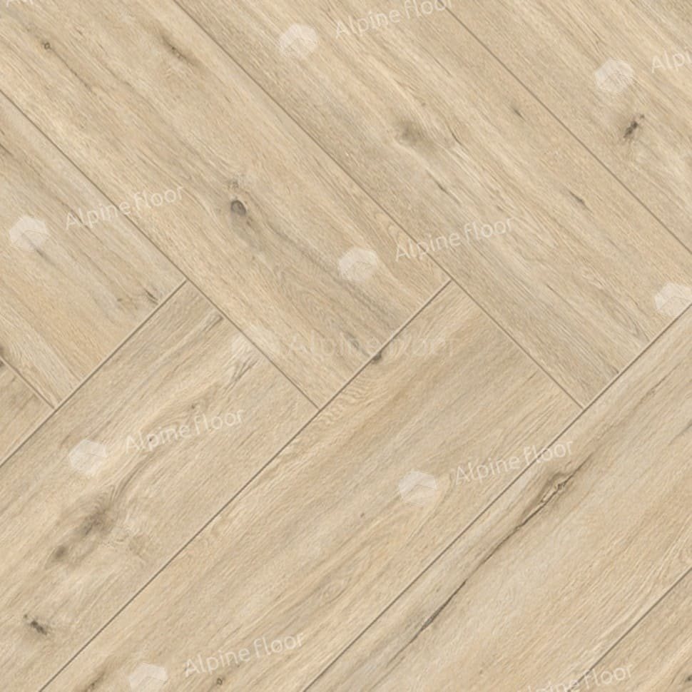 Ламинат "Alpine Floor" Herringbone Дуб Лион (606*101*8 мм) — купить в Севастополе