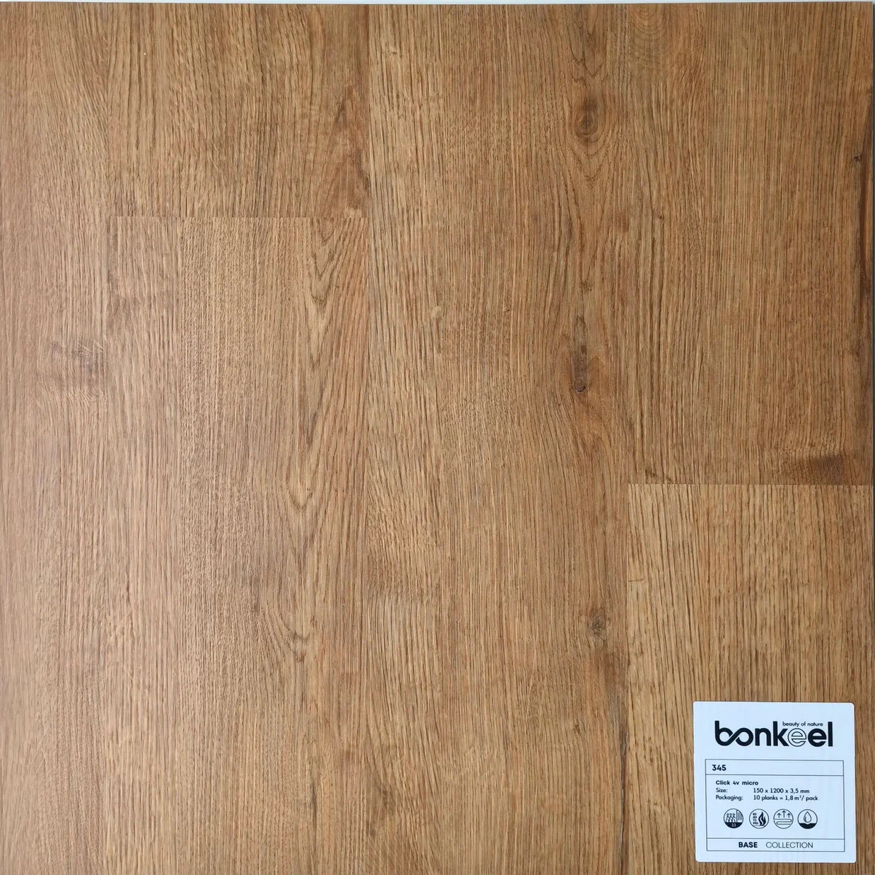 Плитка ПВХ "Bonkeel" Base New 345 (1220*150*3,5 мм) — купить в Севастополе