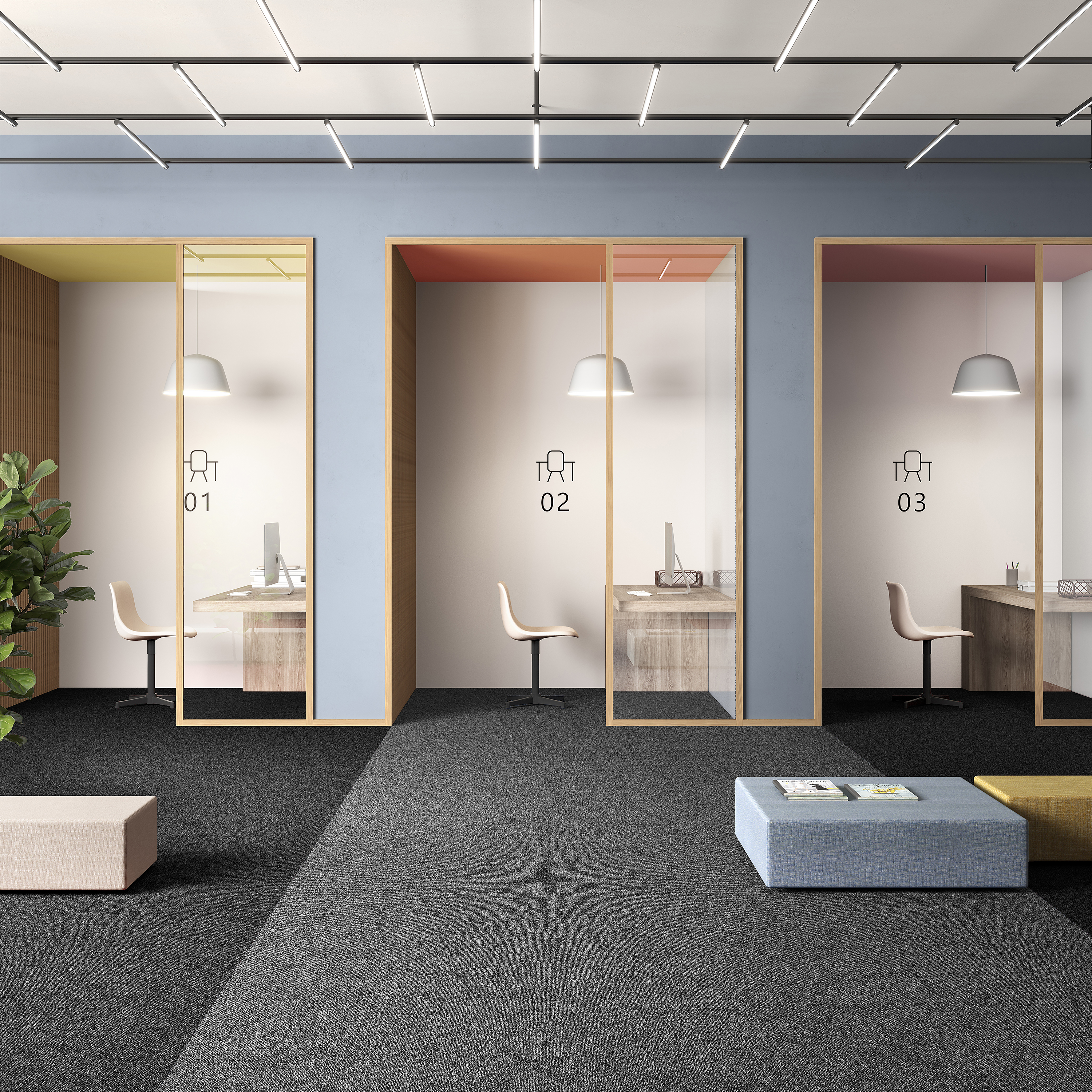 Ковровая плитка Medusa Tile 98 (500*500*5 мм) — купить в Севастополе