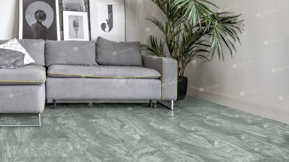 Виниловая плитка "Alpine Floor" Light Stone Хэмпшир (608*303*2,5 мм) — купить в Севастополе