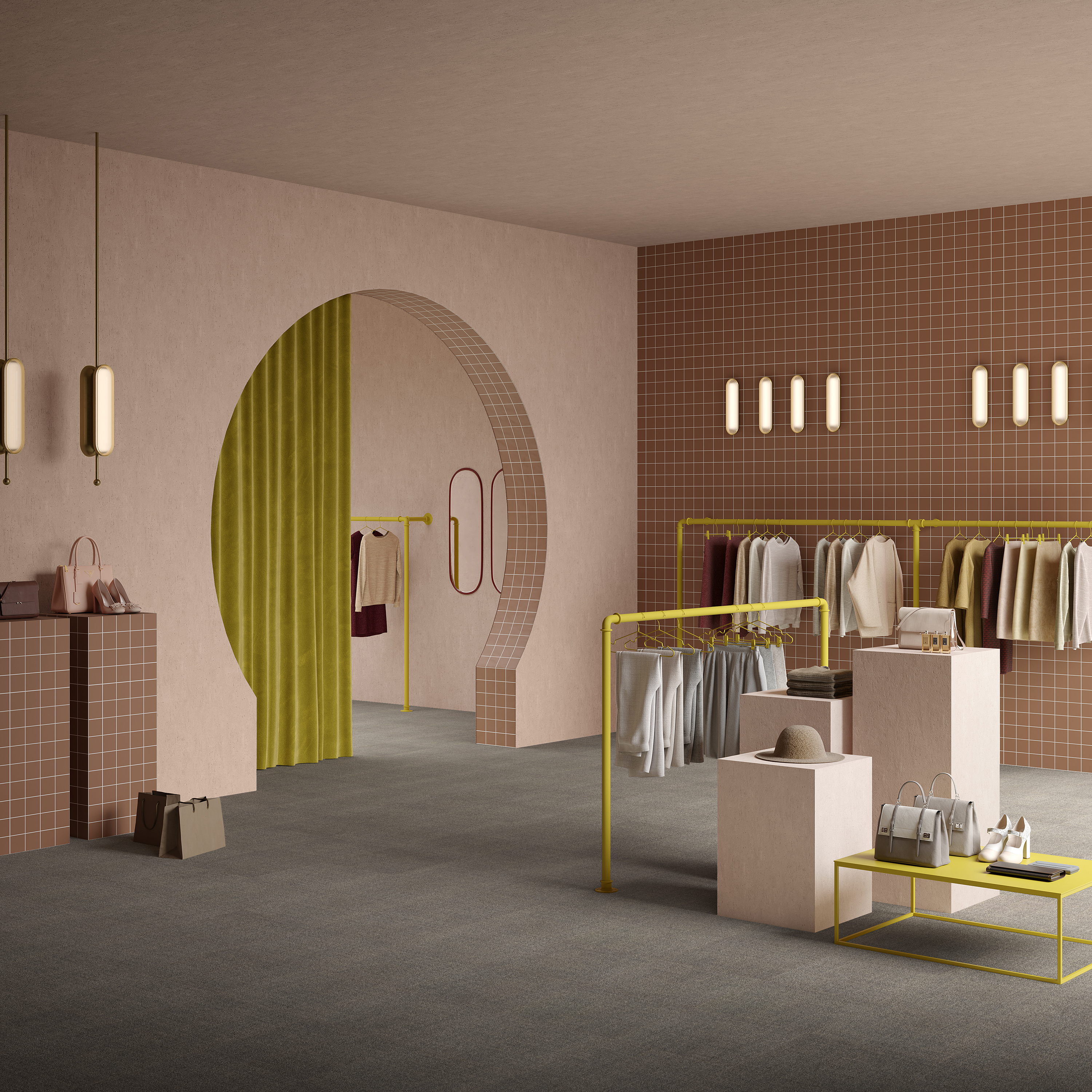 Ковровая плитка Mantra Tile 94 (500*500*6 мм) — купить в Севастополе