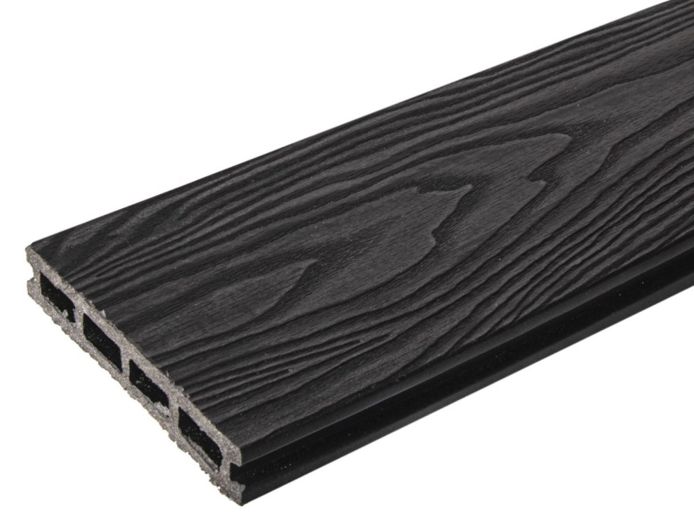 Террасная доска антрацит TalverWood 150*25мм 3D+вельвет брашинг — купить в Севастополе