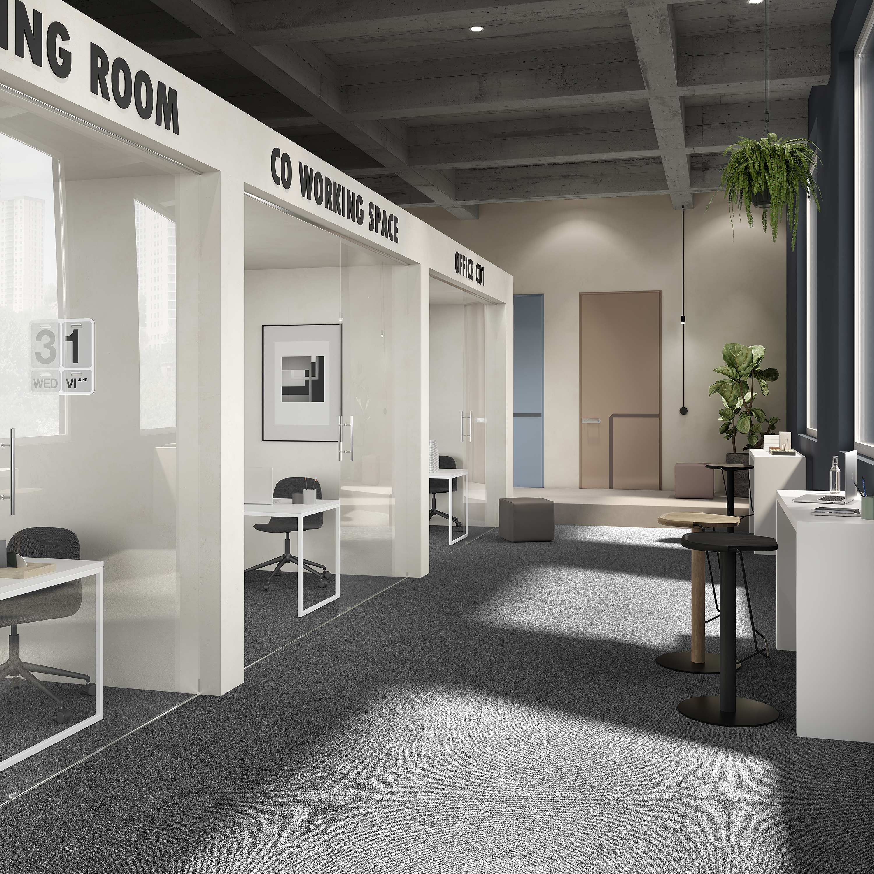 Ковровая плитка Medusa Tile 98 (500*500*5 мм) — купить в Севастополе